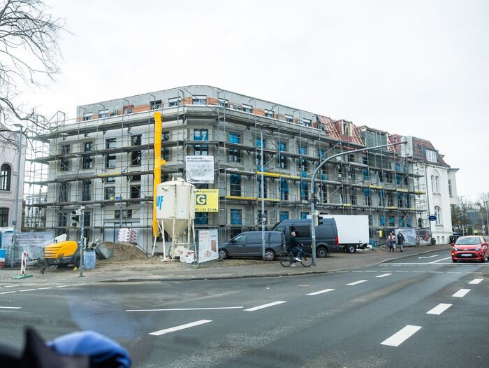 Lückenbebauung Neubau Mehrfamilienhaus