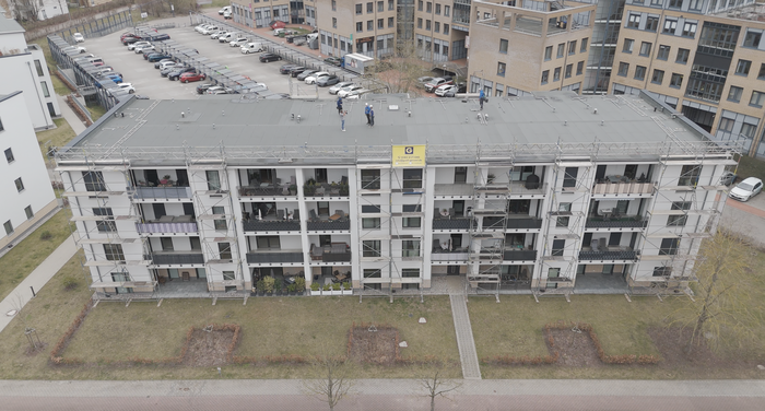 Neubau Mehrfamilienhaus Hybridbauweise Holz&Beton